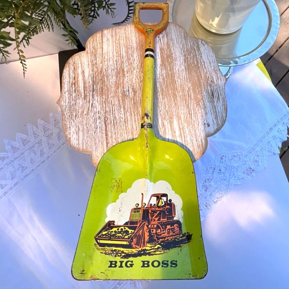 Big Boss Tin Children's Shovel Ohio Art Vintage tin shovel